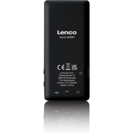 Lenco Mp3 Player 8 Gb Black